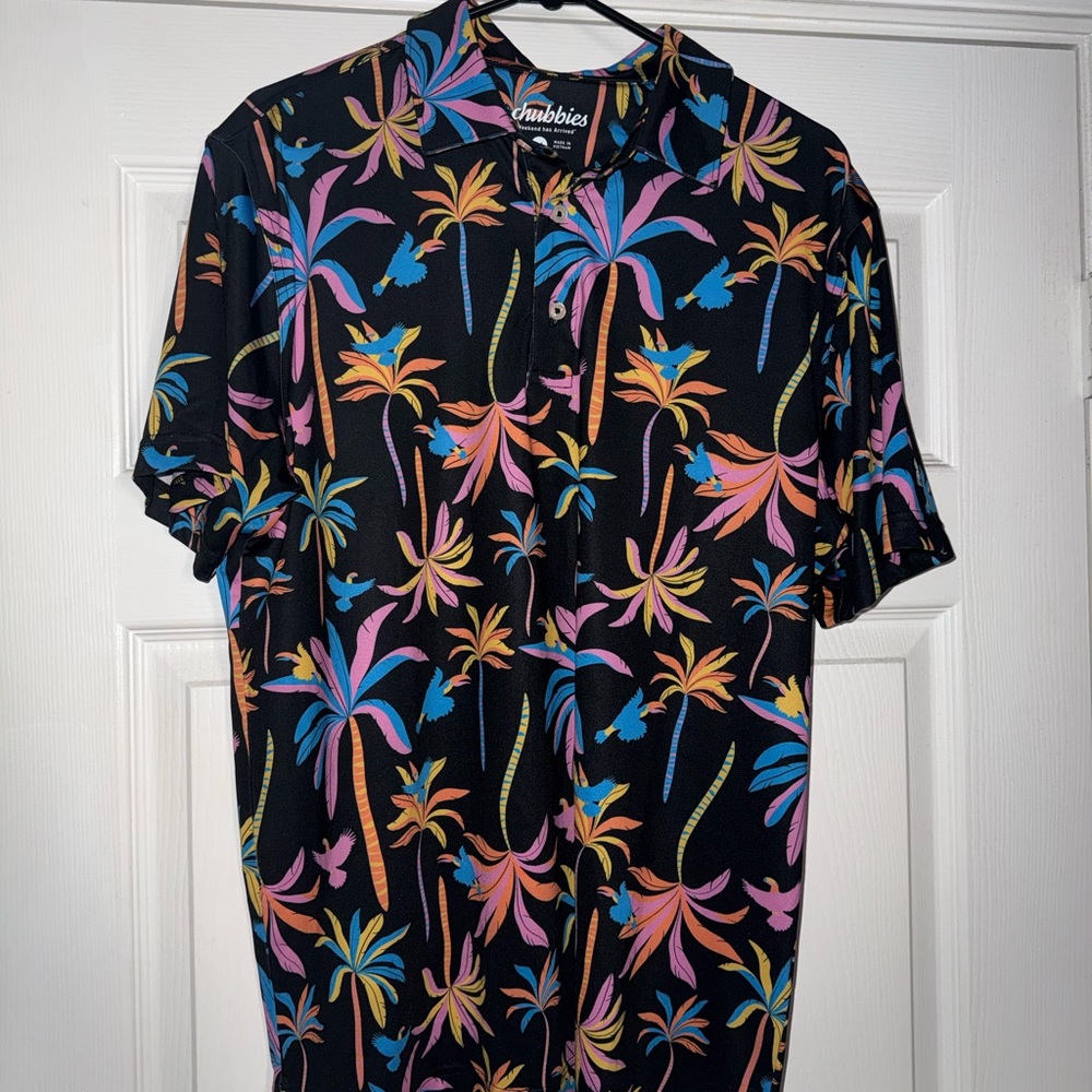 Chubbies Black Light Nights Performance Polo - image 1